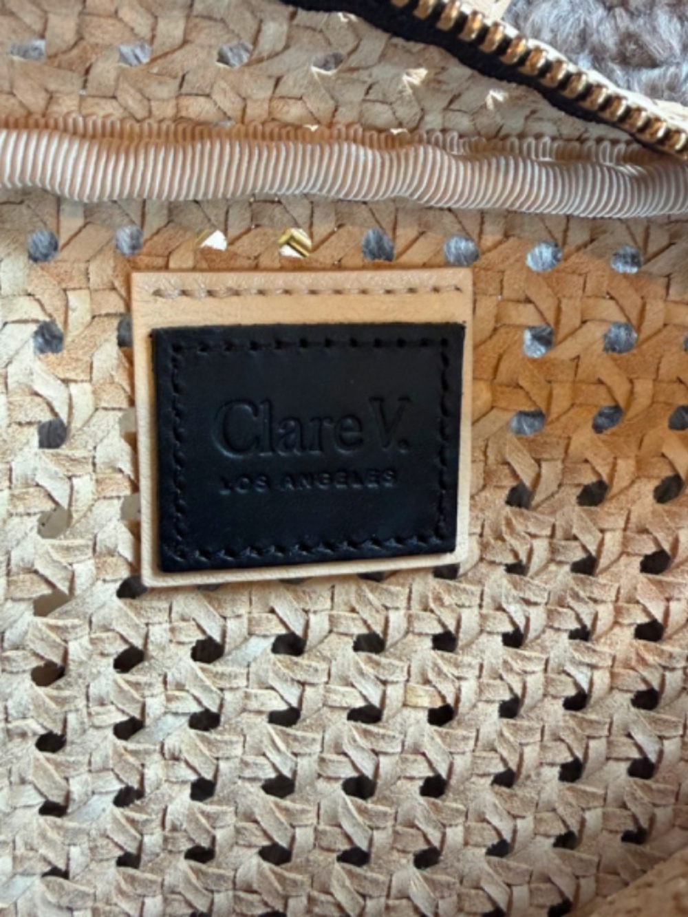 Clare V Cream Grande Fanny Bag Like new! - Picture 4 of 5